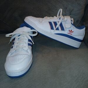 Adidas Blue and White Classic Sneakers